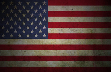 Fototapeta premium Grunge USA Flag