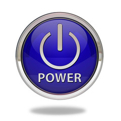 power pointer icon on white background