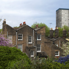 Fototapeta na wymiar LONDON. council housing