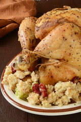 Chicken and stuffing