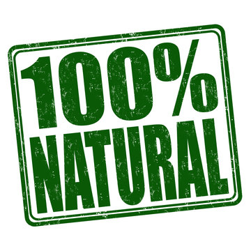 100 Percent Natural Stamp