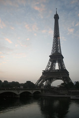 The Eiffel Tower symbol of Paris and France.
