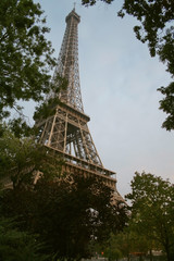 The Eiffel Tower symbol of Paris and France.