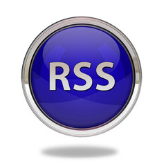 RSS pointer icon on white background