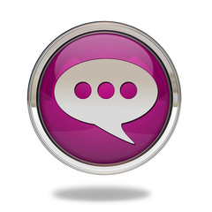 Fototapeta premium forum pointer icon on white background