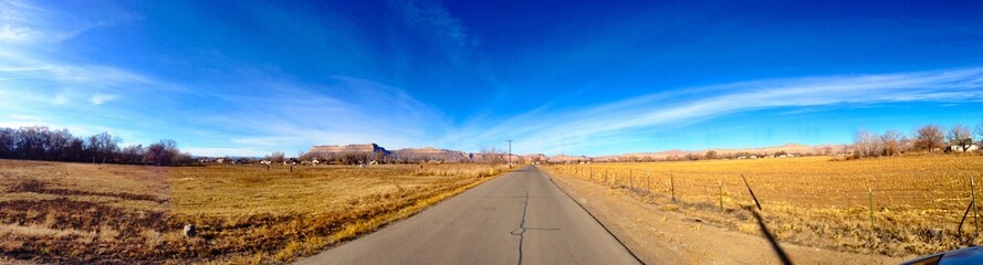 Large Panorama in the middle of the Utah desert