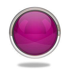 Purple Circular button on white background