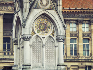 Obraz premium Chamberlain Memorial in Chamberlain Square, Birmingham, England
