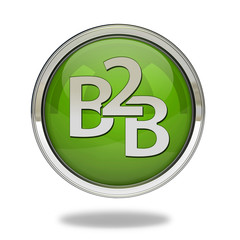 B2B pointer icon on white background