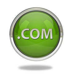 Com pointer icon on white background