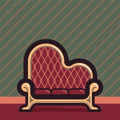 Vintage Sofa Background