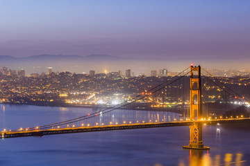 Fototapeta na wymiar Golden Gate Bridge, SFO