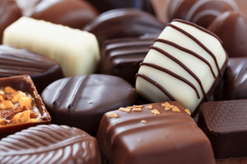 Assortment of fine chocolates