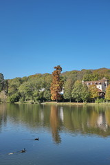 Fototapeta na wymiar Les étangs de Ville d'Avray.