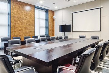 modern office meeting room interior and decoration