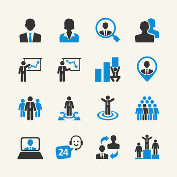 Business People - web icon collection