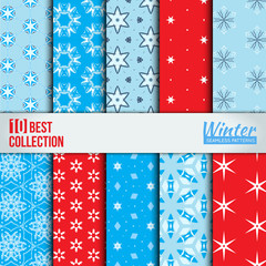 Winter backdrops collection.