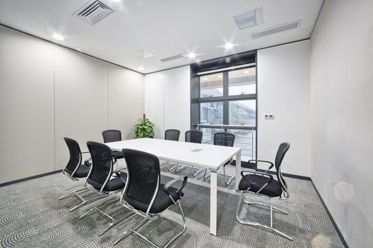 modern office meeting room interior