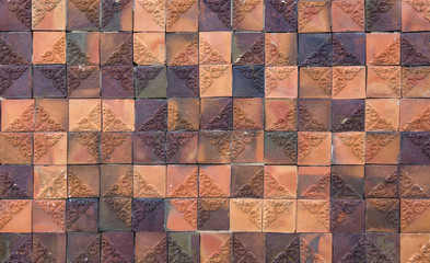 Abstract mosaic tiles for background
