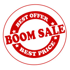 Boom sale