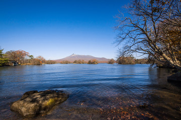 Mt.Komagadake covered snow