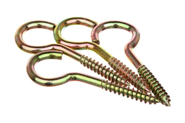 Four screws with loops