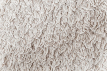Texture of a white carpet