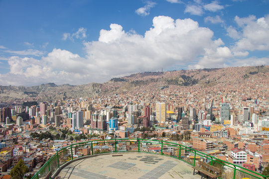 La Paz city panorama
