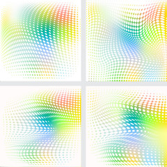 halftone pattern background vector illustration