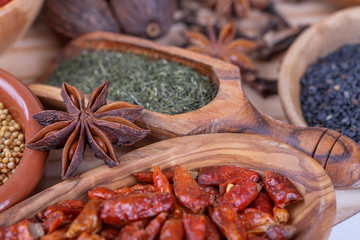 Different  spices