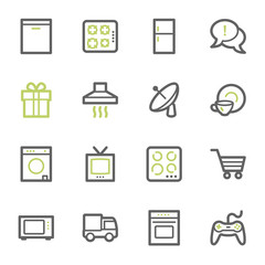 Home Appliance web icons set