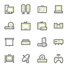 Electronic Appliances Web Icons
