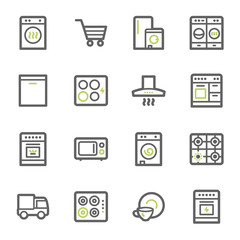 Kitchen Appliances Web Icons