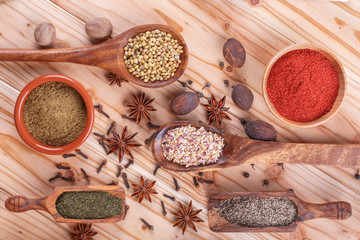 Different  spices