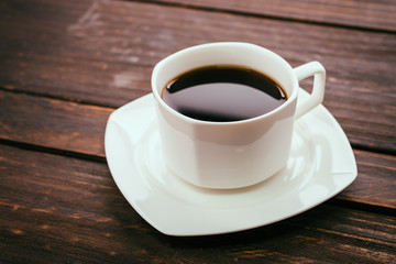 Black coffee cup