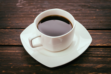 Black coffee cup