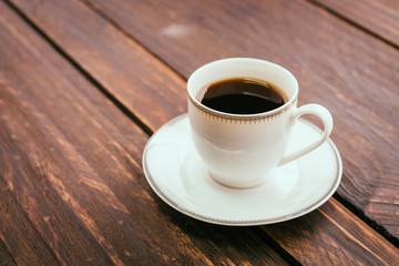 Black coffee cup