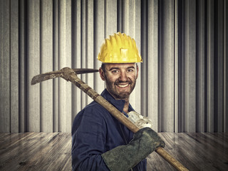 smiling miner