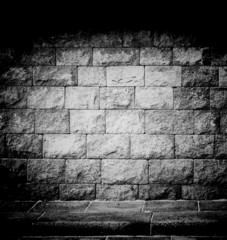 Background,brick wall texture,gray monotone