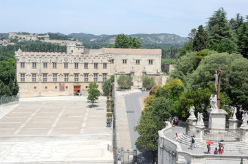 Fototapeta premium Place du Palais at Avignon on France