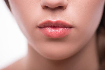 Fototapeta premium Beautiful girl expresses different emotions