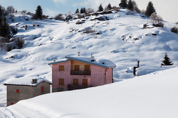 Winter season landscape