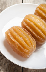 Close up of a middle eastern sweet