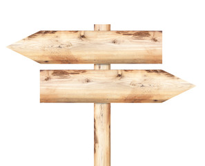 Old wooden sign