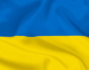 Ukrainian flag background
