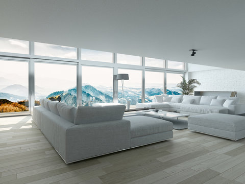 Modern Residence Living Room Style