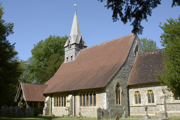 Fototapeta na wymiar St. Peters Church at Wherwell. Hampshire. England