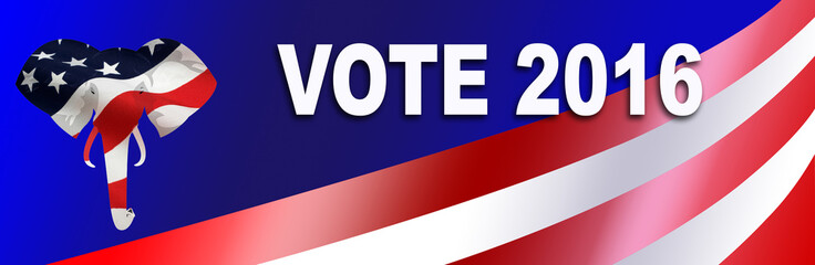 Republican election Sticker for 2016