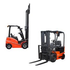 Loader isolated under the white background