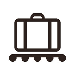 Baggage claim - travel icon